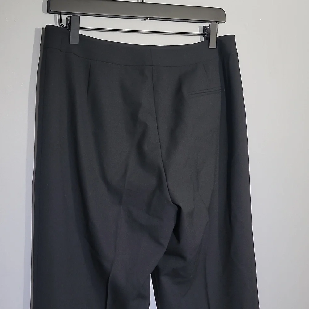 LAFAYETTE 148 New York Straight Leg Black Trouser Pants